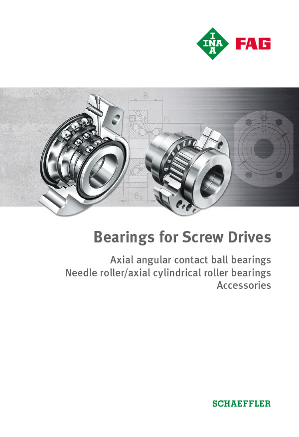 Angular contact ball bearings by FAG Schaeffler Group USA Inc.