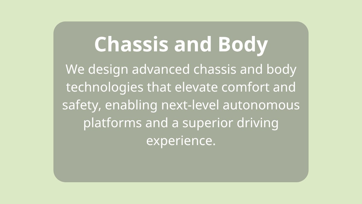Chassis & Body