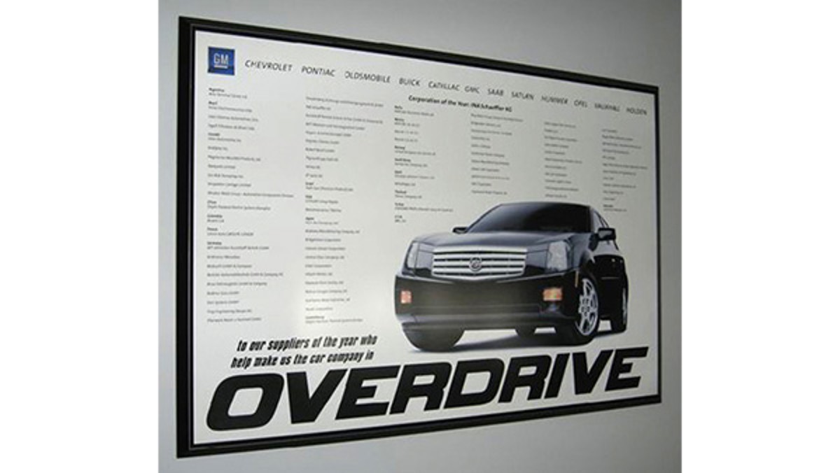 INA USA is recognized as Supplier of the Year as well as Corporation of the Year by General Motors.