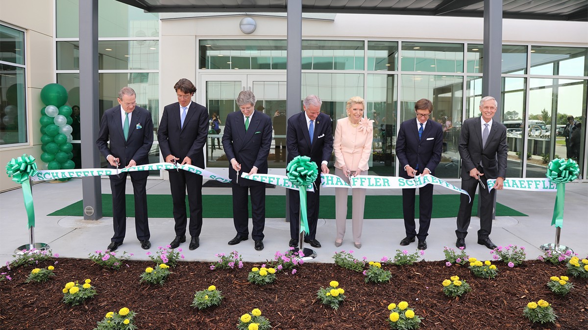 Schaeffler's regional headquarters for the Americas in Fort Mill celebrates the Grand Opening of the Corporate 2 administrative building and the expansion of the site's FM1 manufacturing plant.