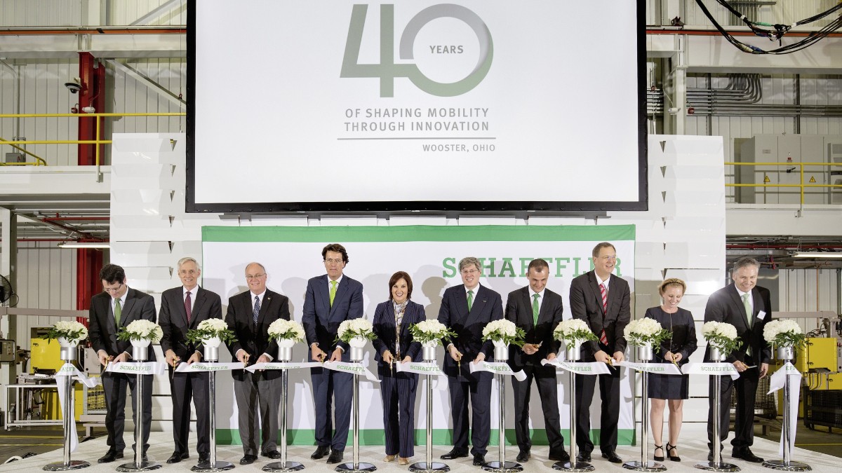 Schaeffler celebrates 40 years in Wooster and the completion of the campus' latest expansion project.