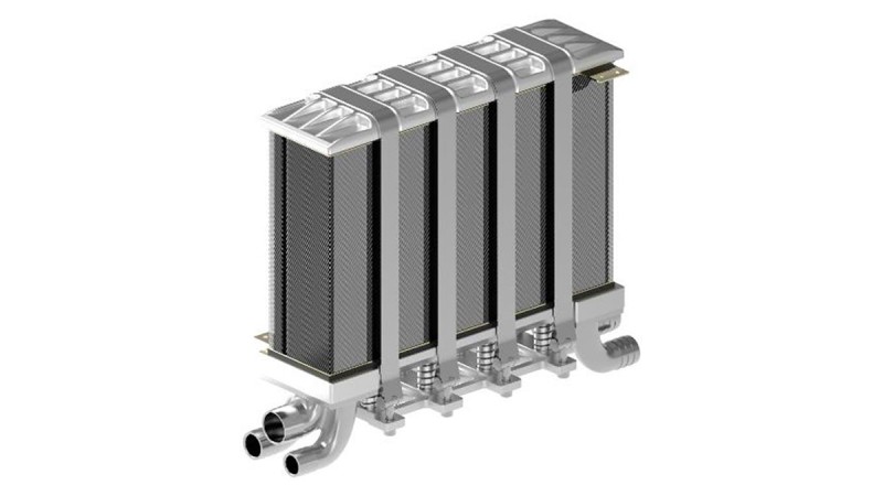 Schaeffler’s fuel cells are energy converters, which let H2 react with O2 to form water.